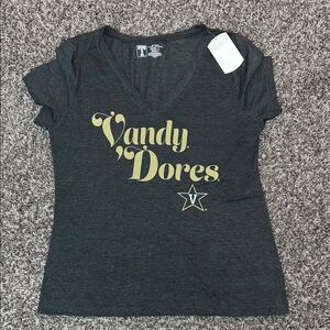 Vanderbilt Commodores Vandy Black V-Neck Tee